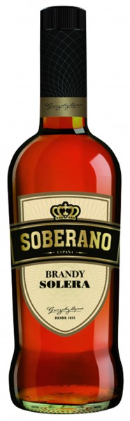 Soberano Solera 36 Vol.% Literflasche span. Brandy González Byass