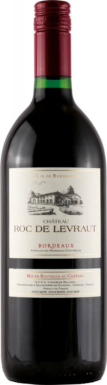 Vignobles Ballarin Château Roc de Levraut Bordeaux Liter