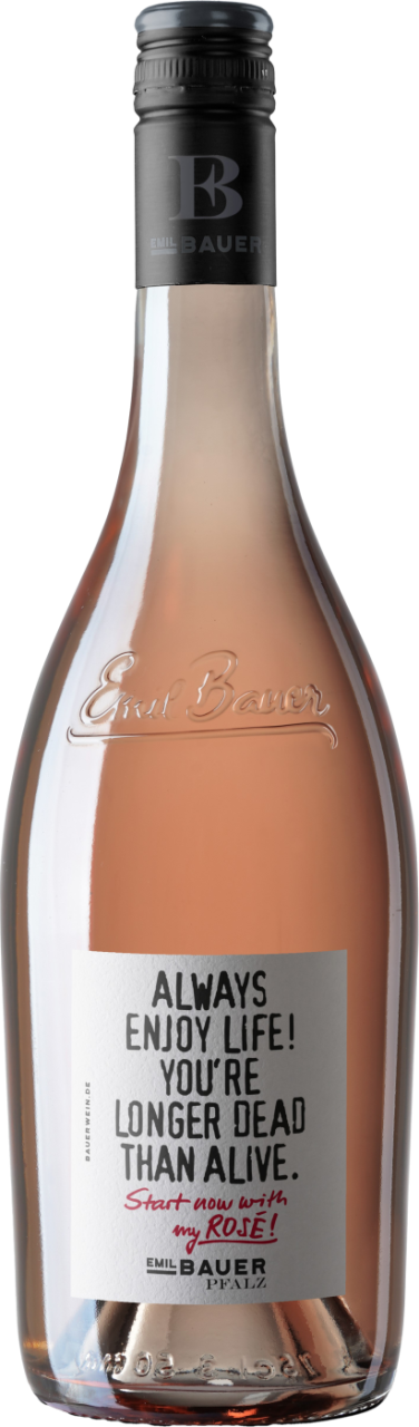 Emil Bauer & Söhne Always Enjoy Life - You're Longer Dead Than Alive Pinot Noir Rosé