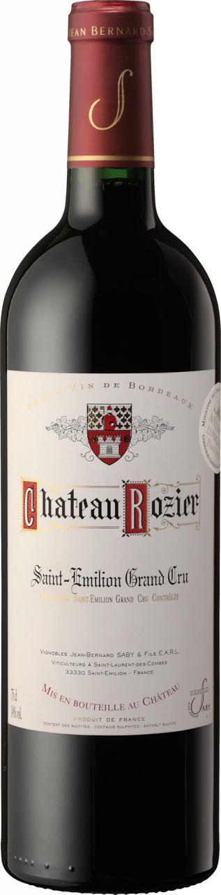 Famille Saby Château Rozier Grand Cru Saint Émilion