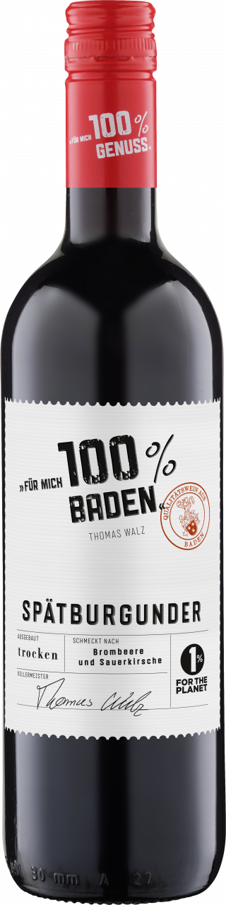 Für mich 100% Baden Spätburgunder