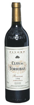 Pinord Clos De Torribas Penedès Reserva Tempranillo