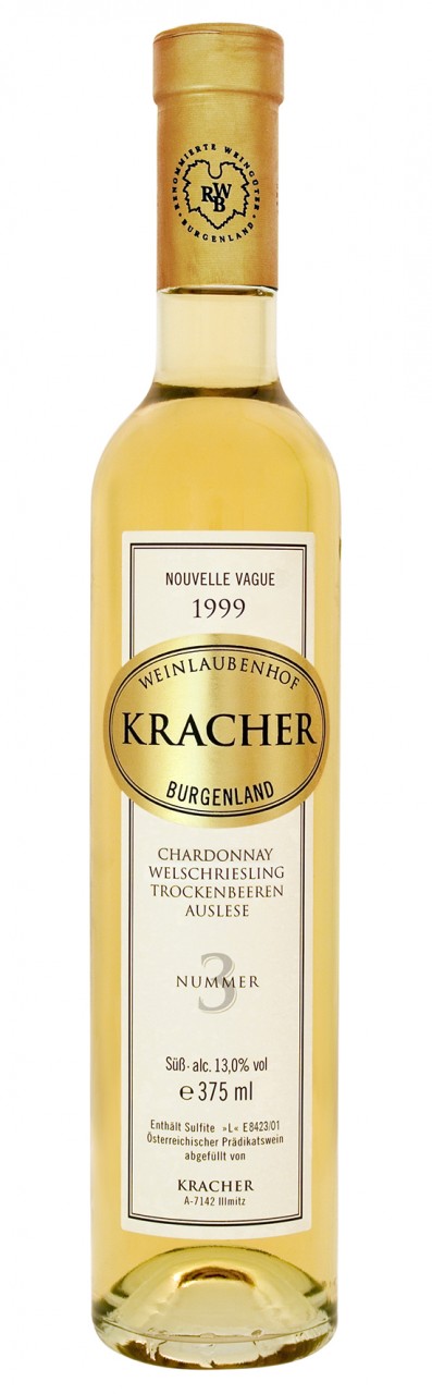 Kracher Chardonnay Welschriesling Trockenbeerenauslese No. 3 "Nouvelle Vague"