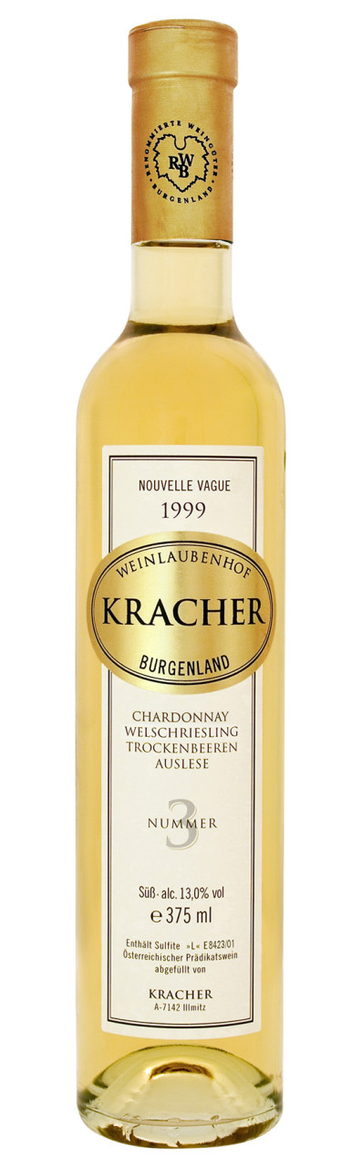 Kracher Chardonnay Welschriesling Trockenbeerenauslese No. 3 "Nouvelle Vague"