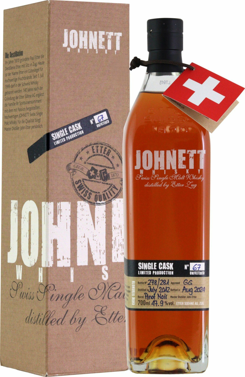 JOHNETT Swiss Single Malt Whisky No 67
