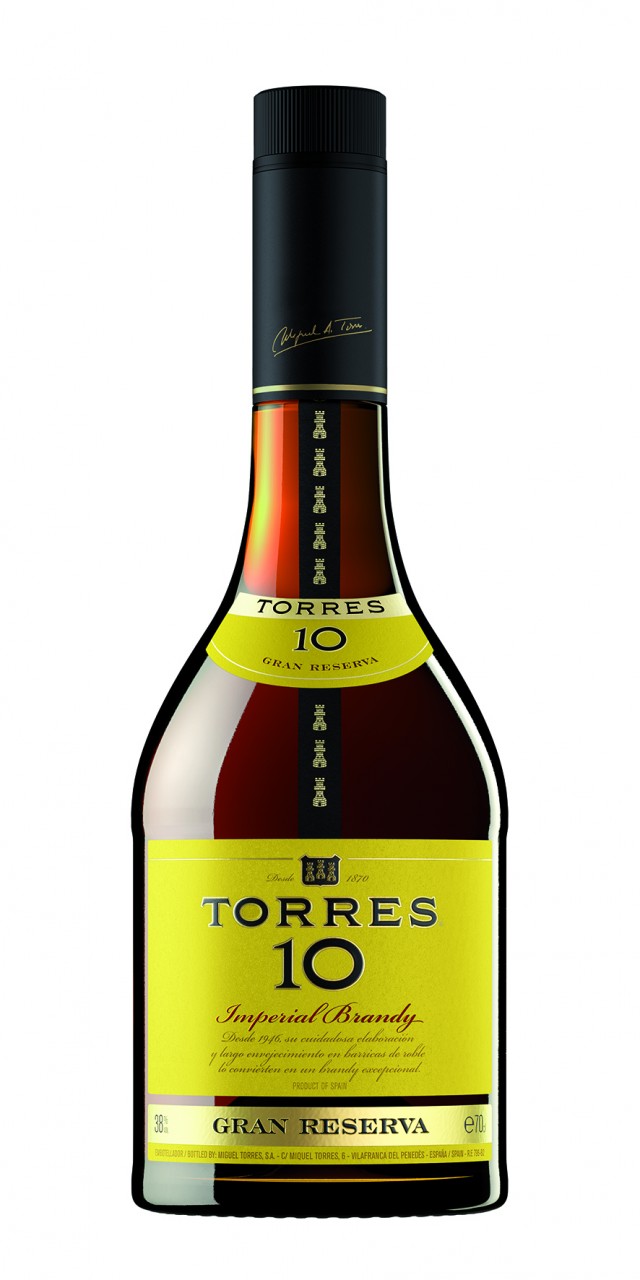 Torres 10 Gran Reserva Brandy 38 % vol. 0,7 l Flasche