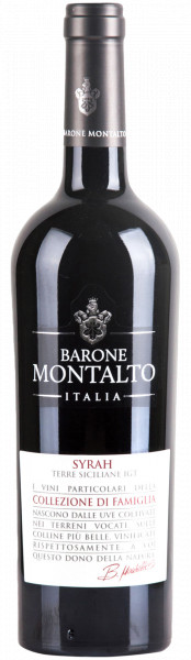 Barone Montalto Collezione Di Famiglia Syrah Terre Siciliane