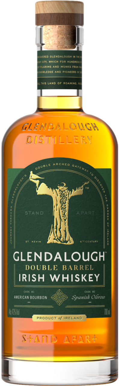 Glendalough Single Grain Double Barrel Irish Whiskey