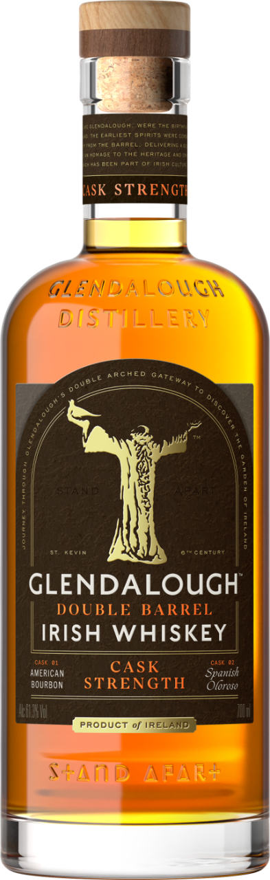 Glendalough Double Barrel Cask Strength Irish Whiskey