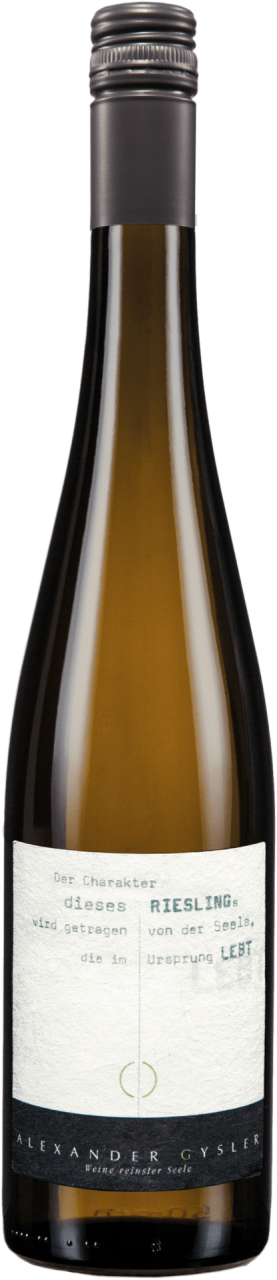 Alexander Gysler Gysler Riesling Natur Rheinhessen