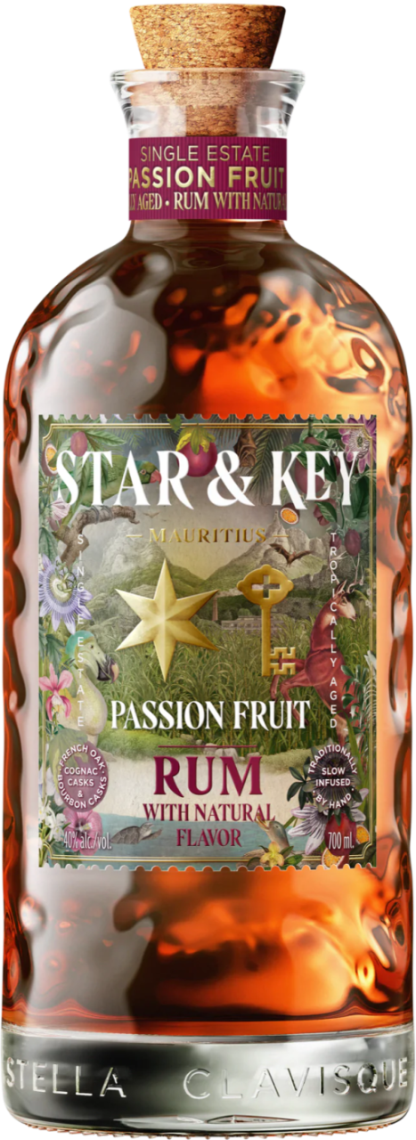 Cobblestone Brands Limited Star & Key Passion Fruit Rum