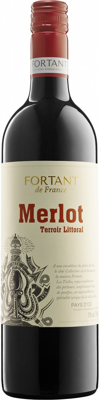 Fortant de France Merlot Terroir Littoral