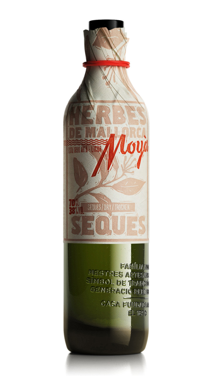Licors Moyà Herbes Seques Anisschnaps